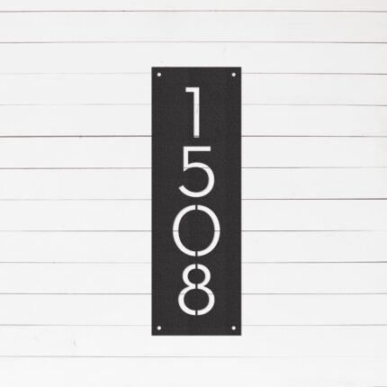 Custom Metal Home Address Sign | Metal House Number Sign | Metal Numbers | Address Sign | Modern House Number Plaque | Street Number Sign